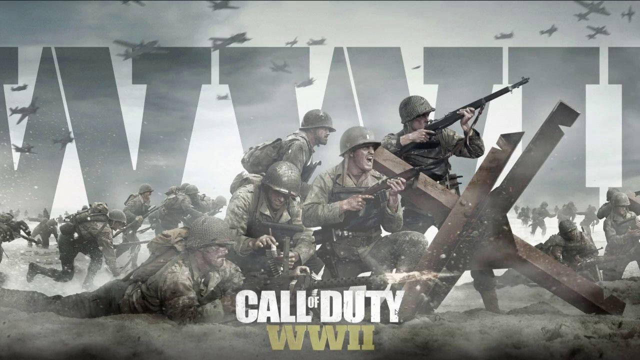 Call Of Duty Ww2 Poster Wallpaper