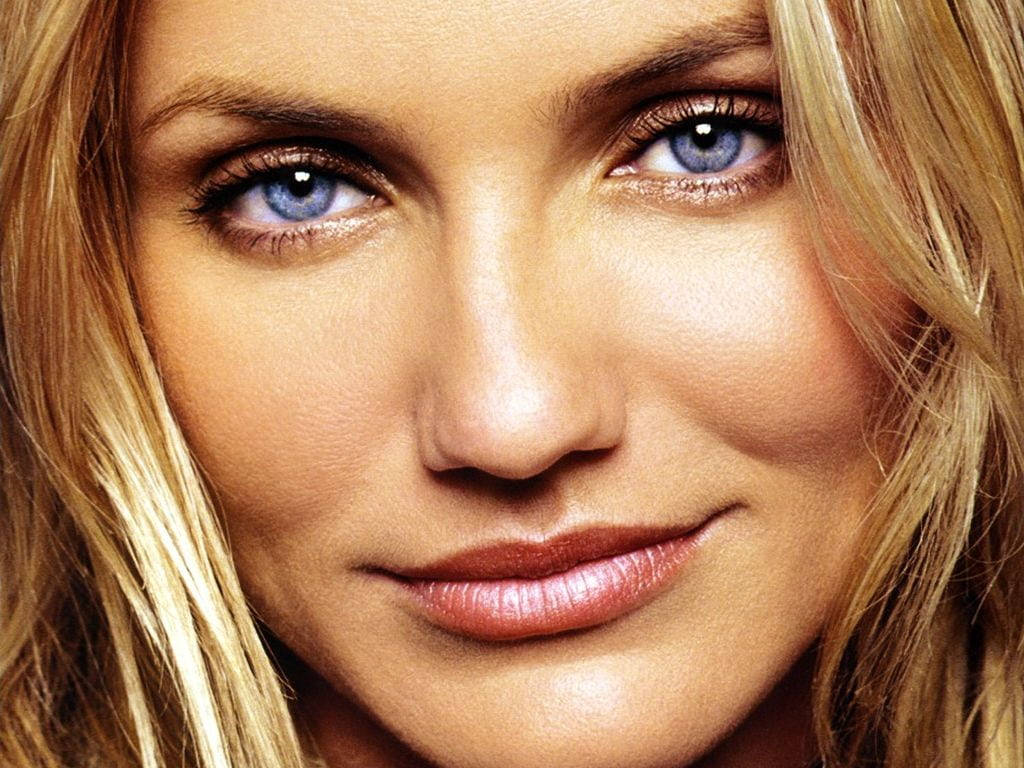 Cameron Diaz Headshot Wallpaper