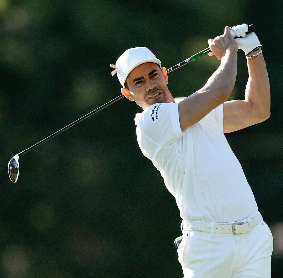 Camilo Villegas White Attire Wallpaper