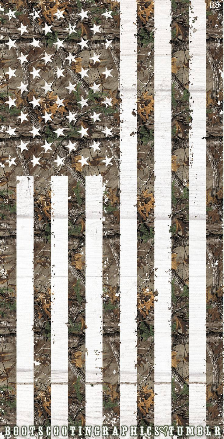 Camo American Flag Wallpaper