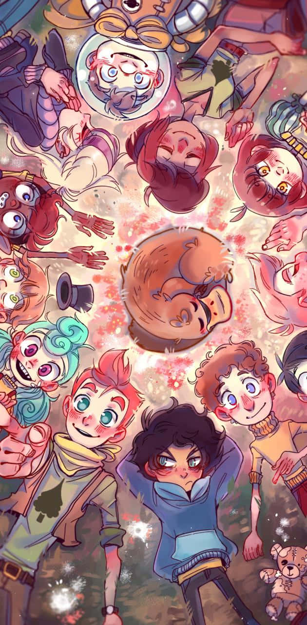 Camp Camp Kids Looking Down Wallpaper