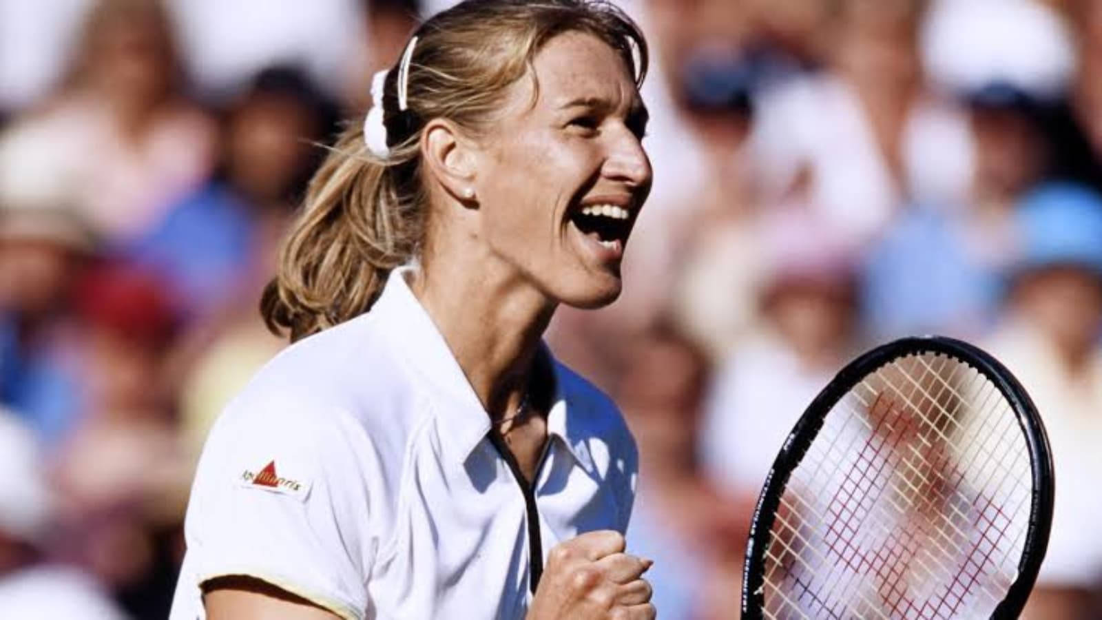 Candid Young Steffi Graf Wallpaper