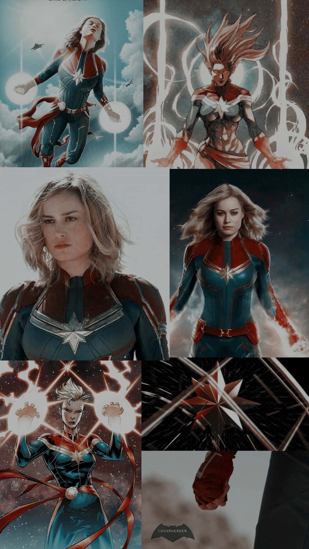 Captain Marvel Carol Danvers, Ready For Action Wallpaper