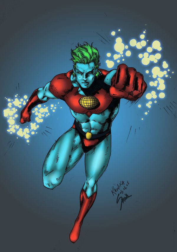 Captain Planet Superhero Wallpaper