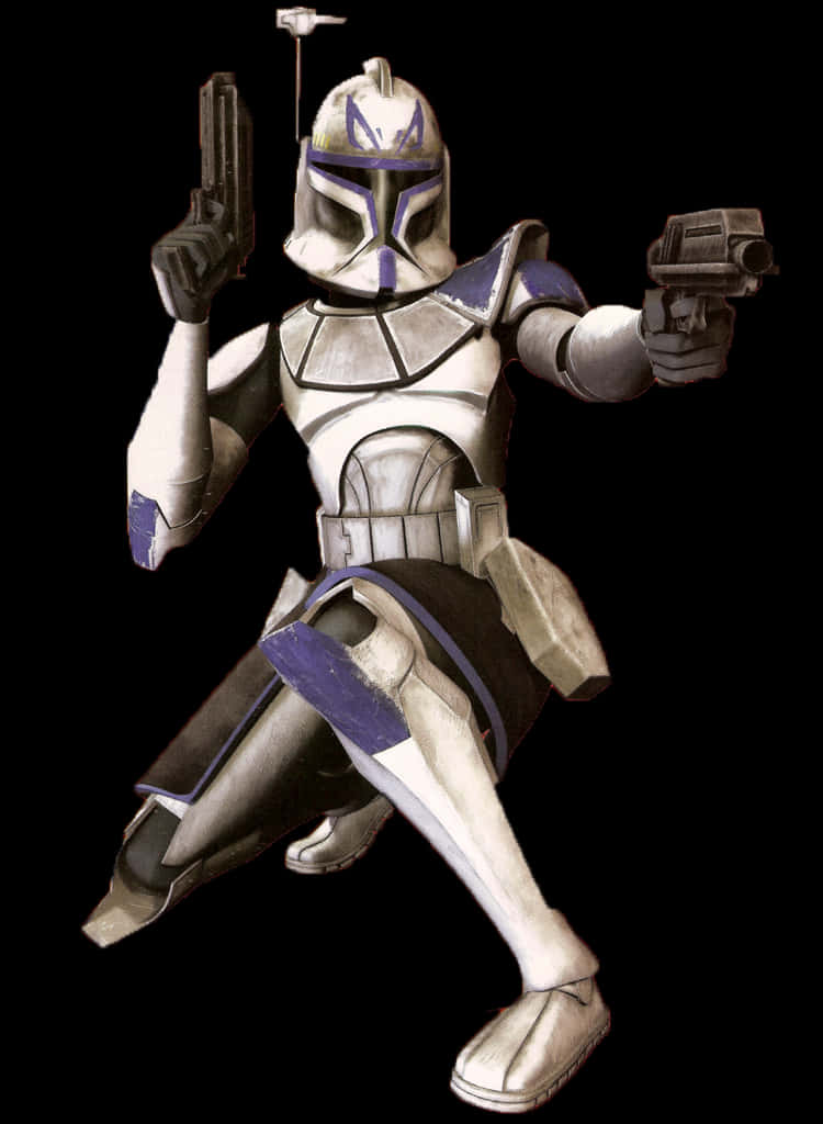 Captain Rex Blaster Pistols Wallpaper