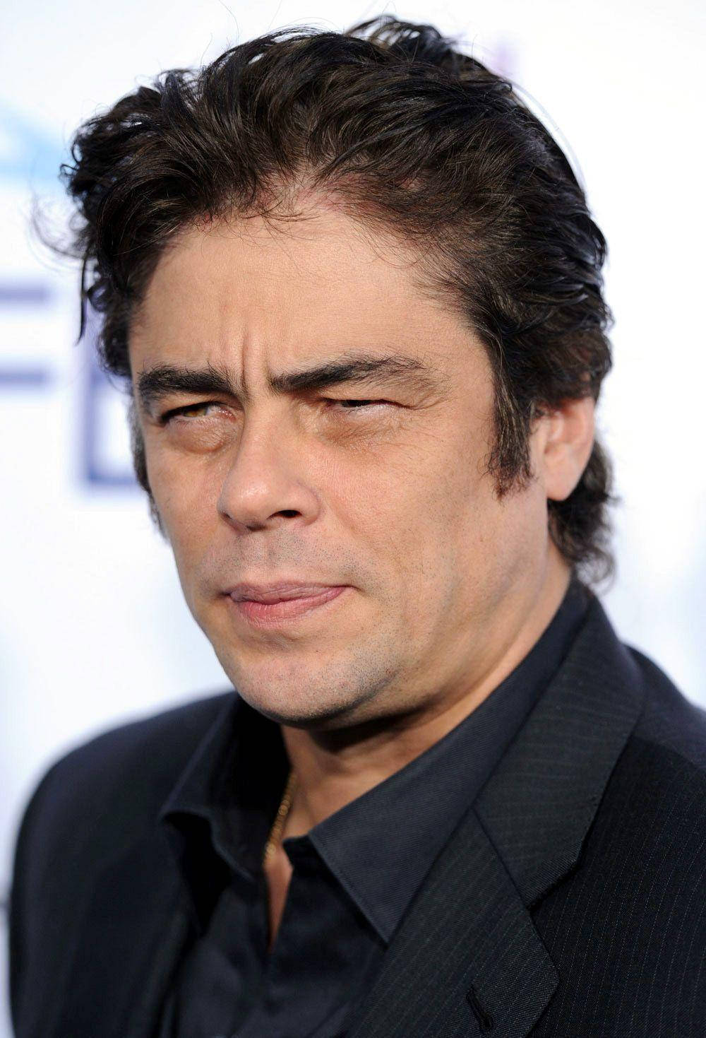 Caption: Acclaimed Actor Benicio Del Toro At The 68th Annual Cannes Film Festival Wallpaper