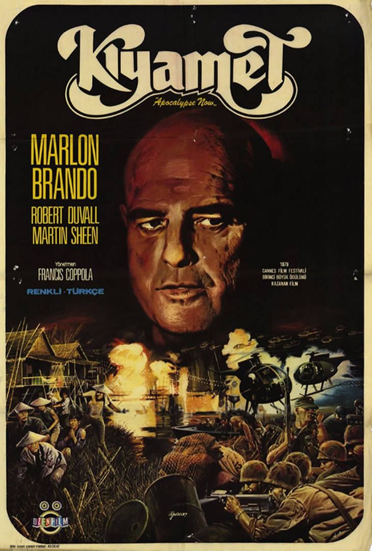 Caption: Apocalypse Now - A Cinematic Masterpiece By Marlon Brando Wallpaper