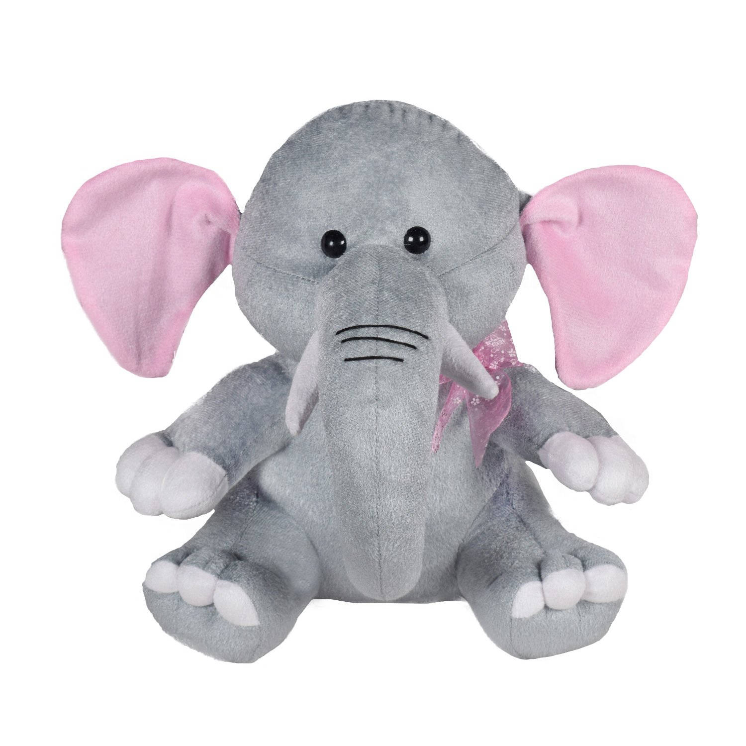 Caption: Cute And Cuddly Giant Elephant Beanie Boos Toy Wallpaper