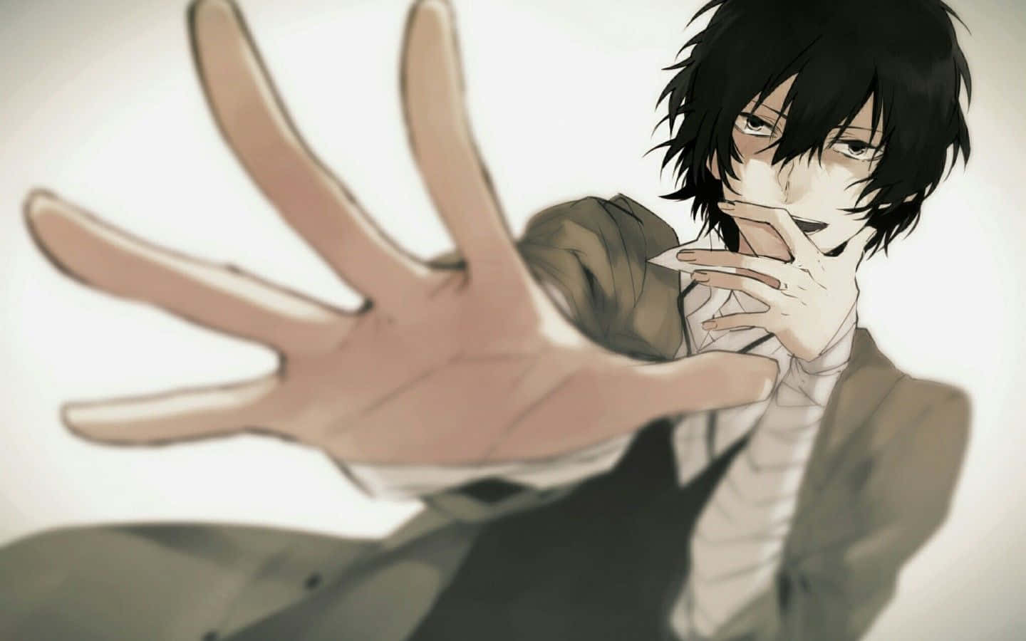 Caption: Enigmatic Dazai Osamu - Supernatural Ability, Armed Detective Agency Wallpaper