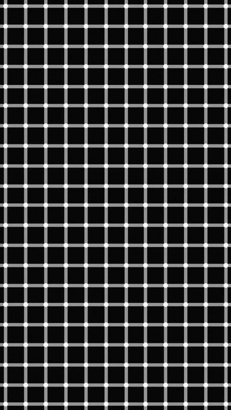 Caption: Mesmerizing Optical Illusion Of Black And White Squares Wallpaper