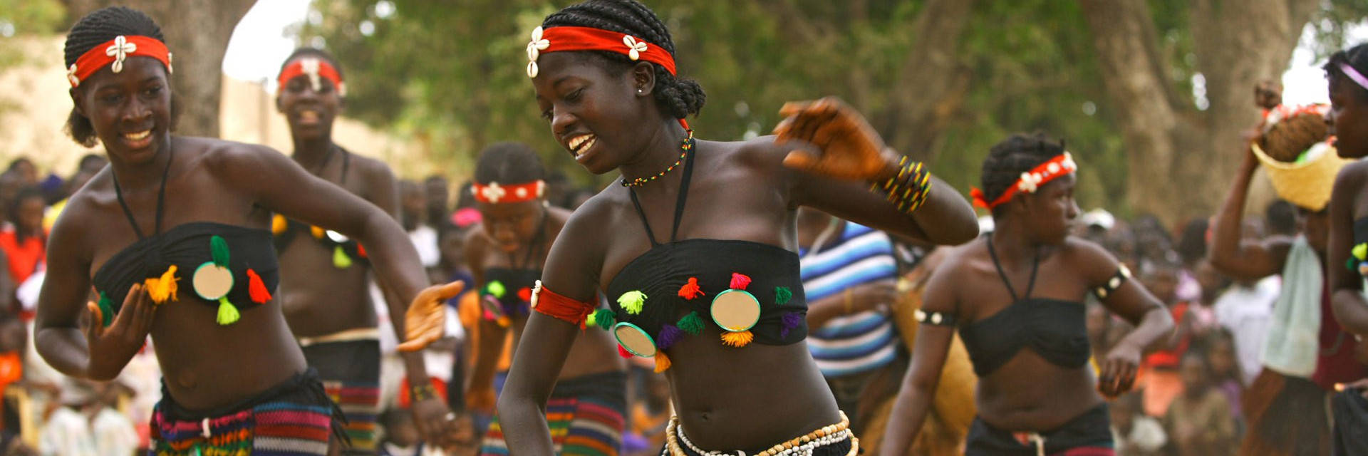 Caption: Traditional Dance Display On Bissagos Islands, Guinea-bissau Wallpaper