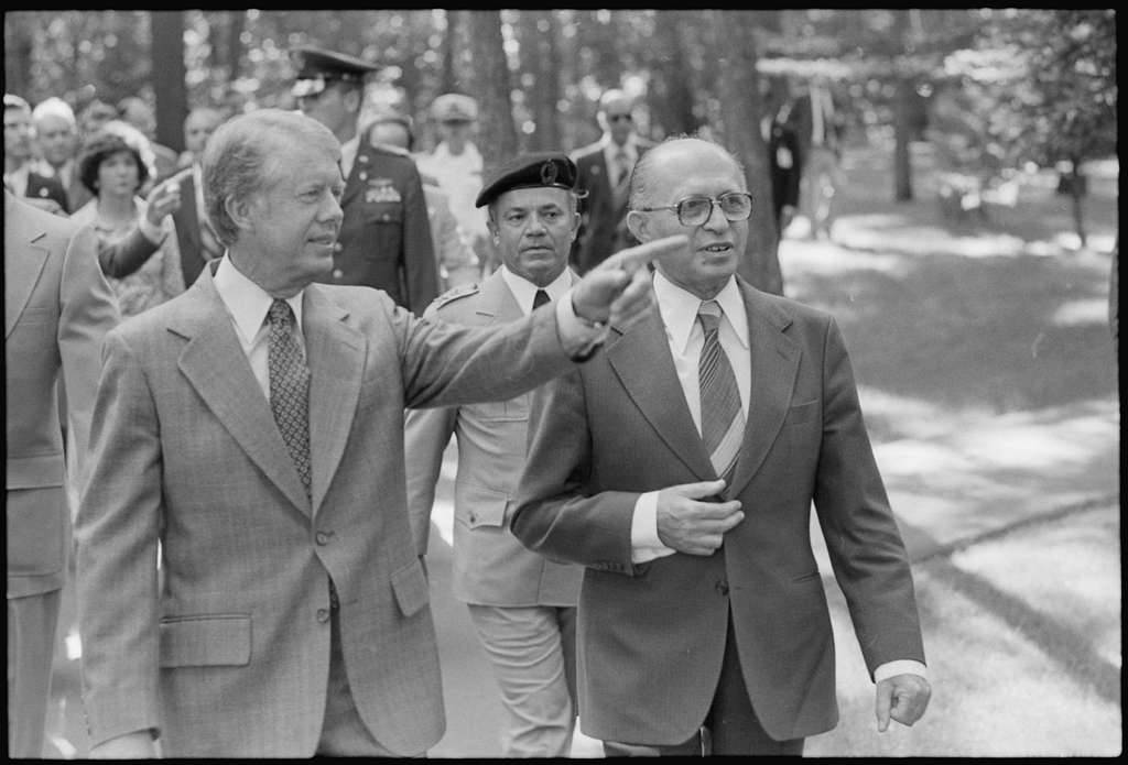 Caption: Vintage Portrait Of Former President Jimmy Carter Wallpaper