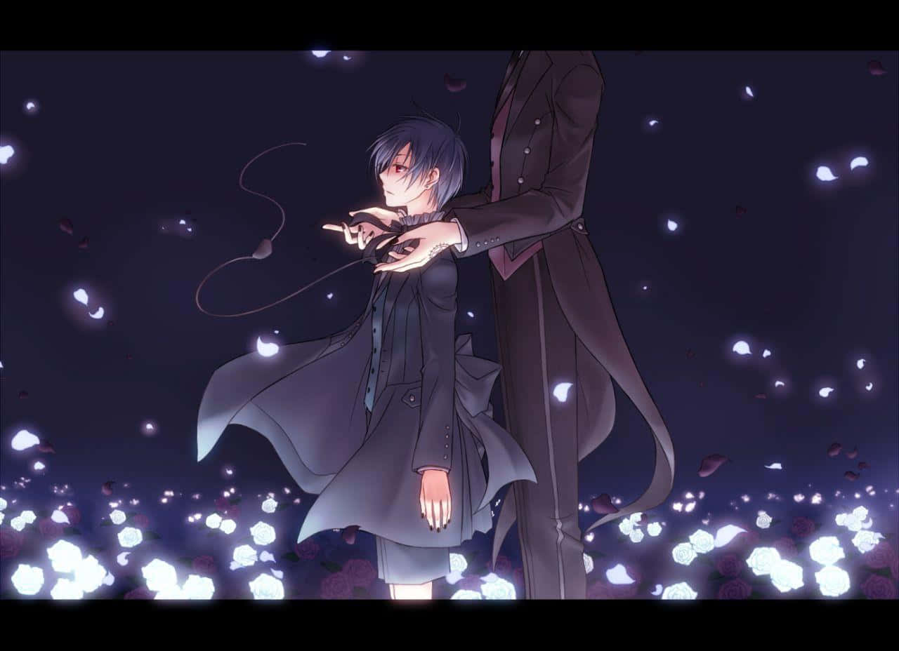 Captivating Ciel Phantomhive Portrait Wallpaper