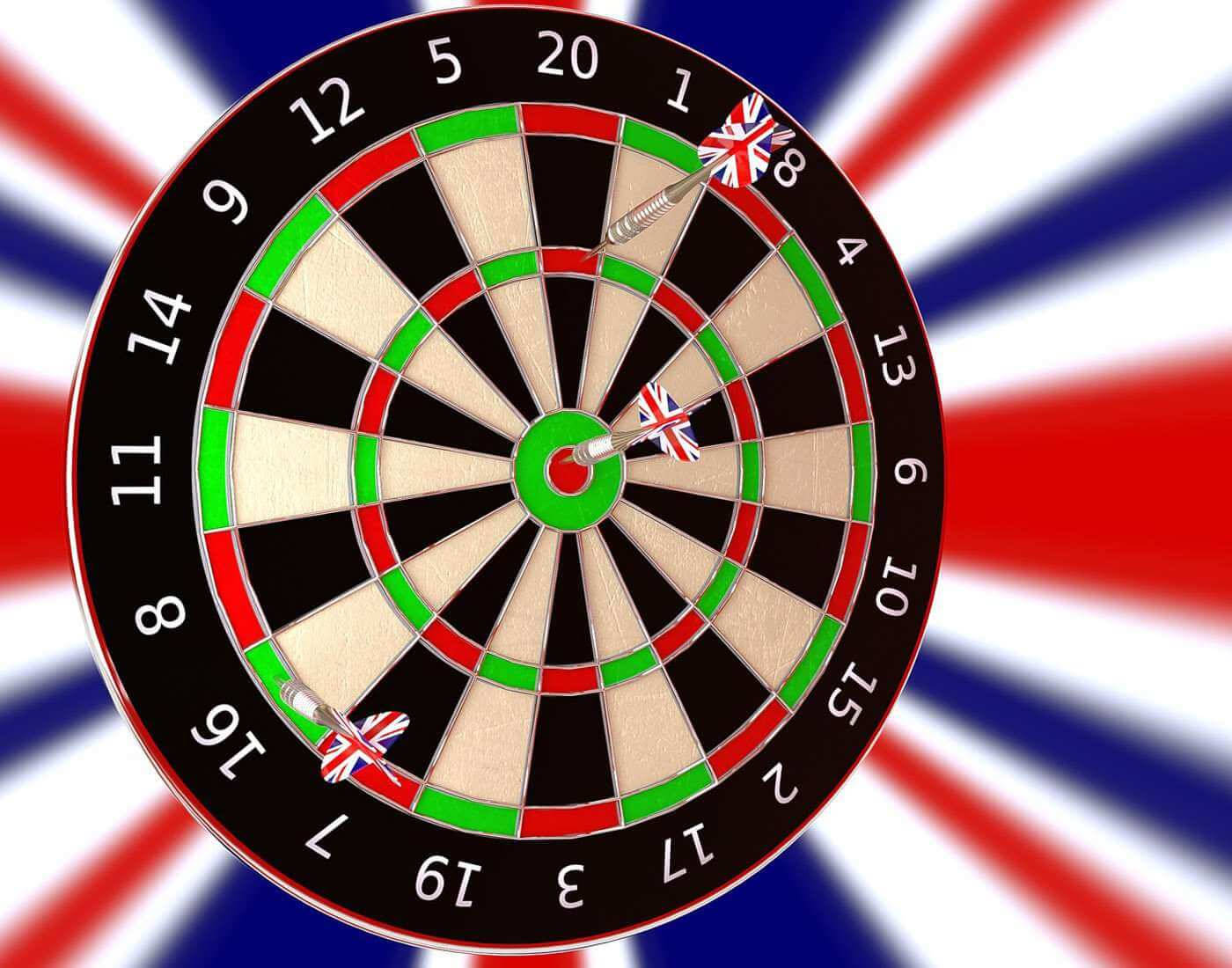 Captivating Dartboard From The Heart Of United Kingdom Wallpaper