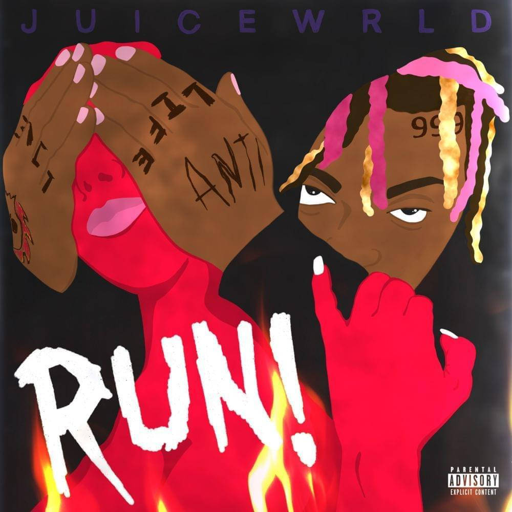 Caricature Of Juice Wrld Cartoon Wallpaper