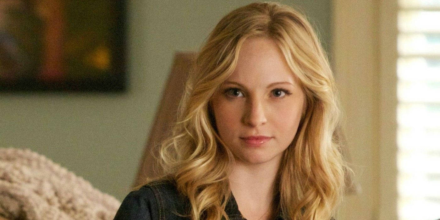 Caroline Forbes Serious Look Wallpaper