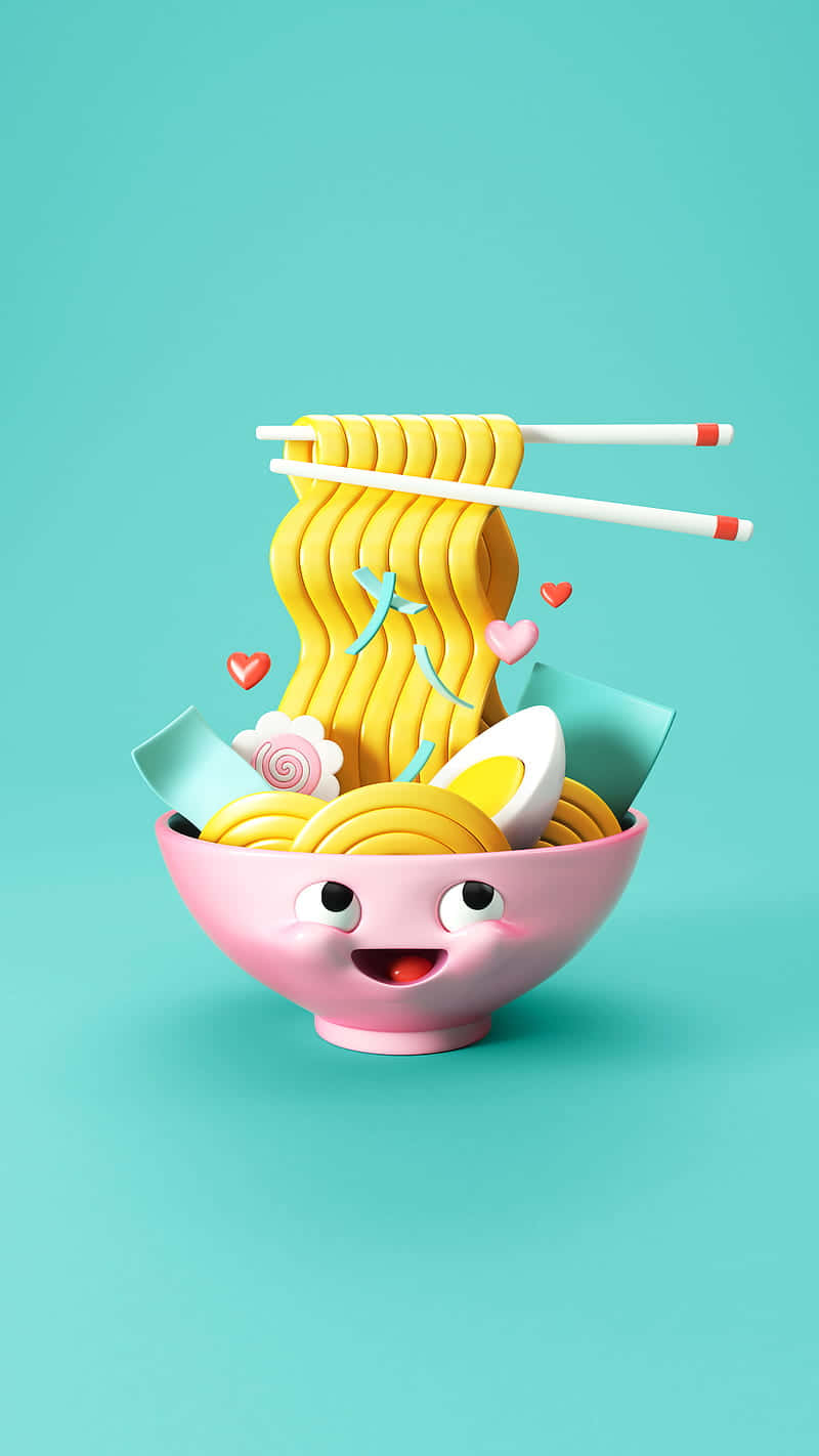 Cartoon Ramen Wallpaper