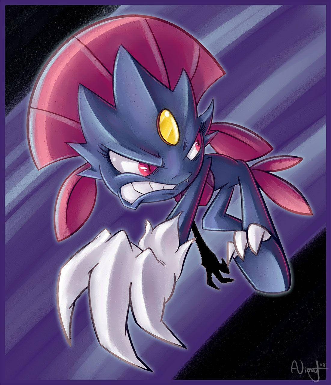 Cartoon Weavile Wallpaper