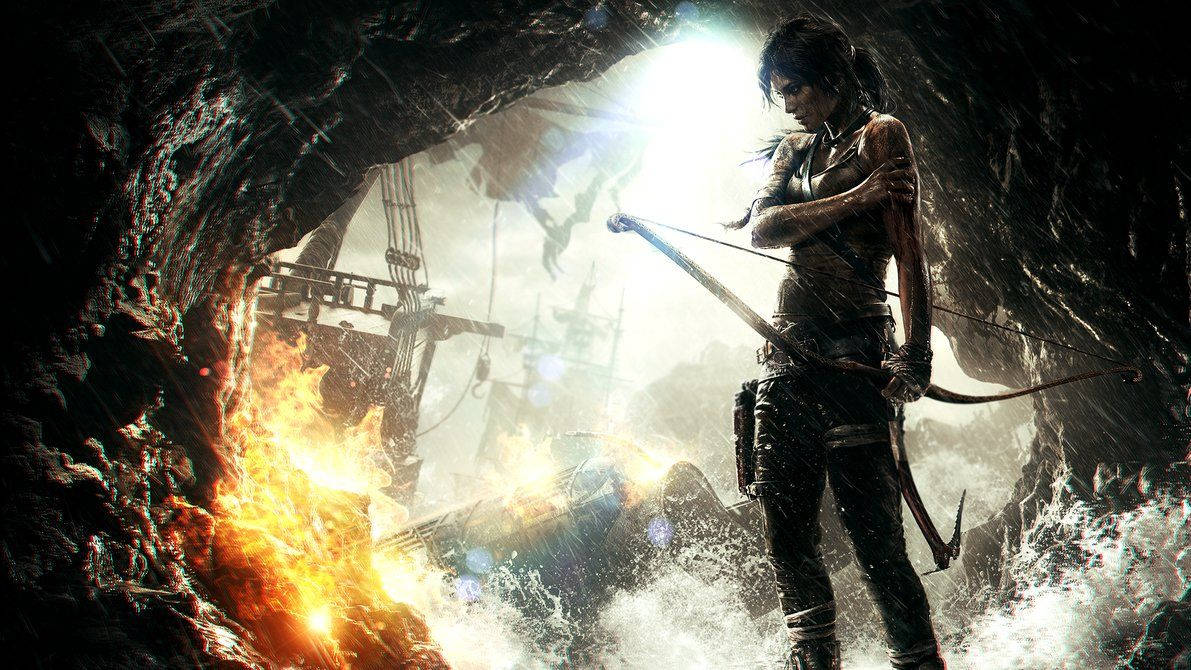 Cave Exploration In Rise Of Tomb Raider Wallpaper