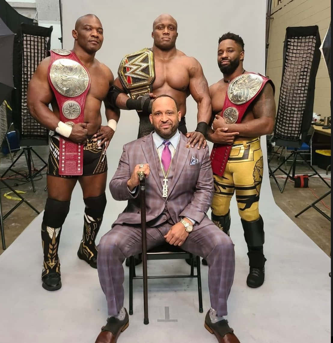 Cedric Alexander Dominating The Ring As Part Of The Hurt Business. Wallpaper