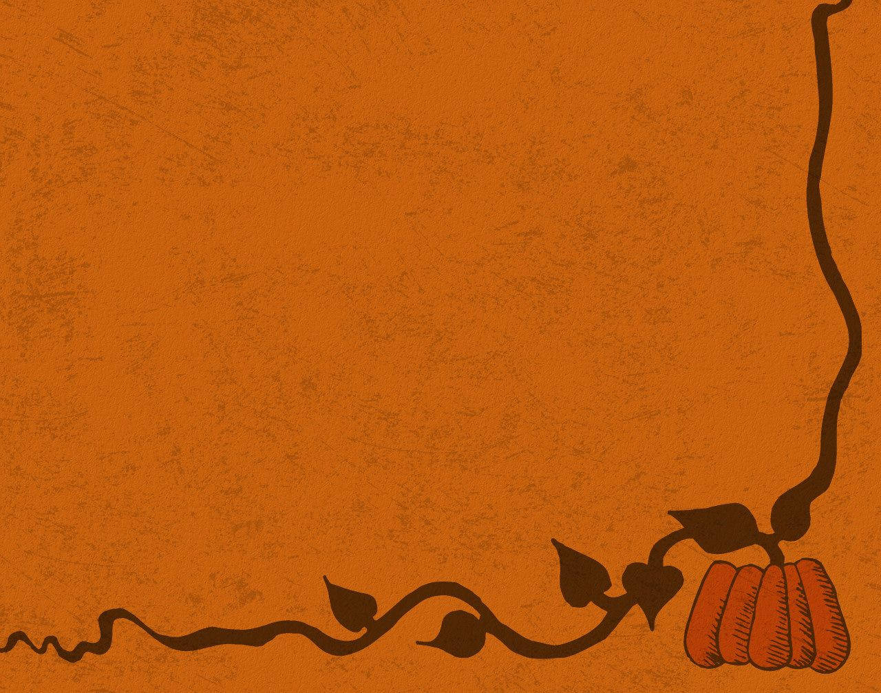 Celebrate Thanksgiving With The Color Orange Wallpaper