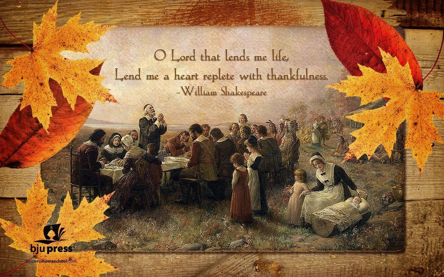 Celebrate The Season Of Giving And Gratitude This Thanksgiving Wallpaper