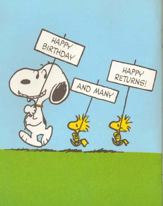 Celebrate The Special Occasion With Charlie Brown! Wallpaper