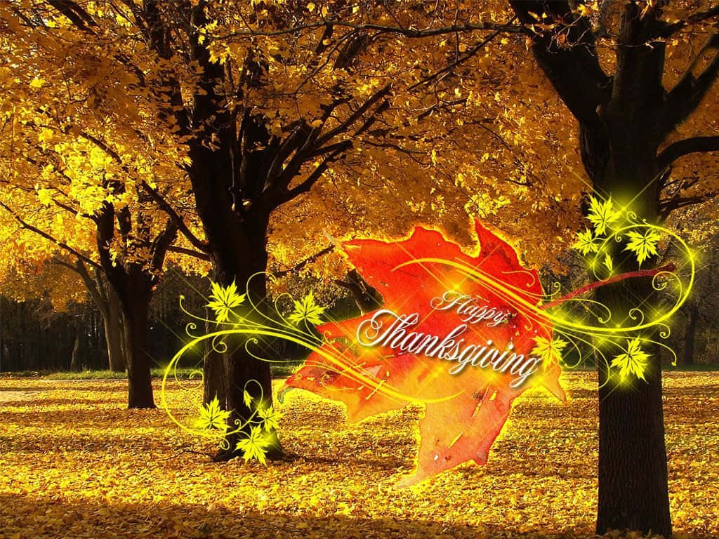 Celebrate The Thanksgiving Holiday With Your Friends And Family! Wallpaper