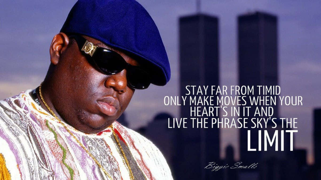 Celebrating Biggie Smalls: The Notorious Icon Of Hip Hop Wallpaper