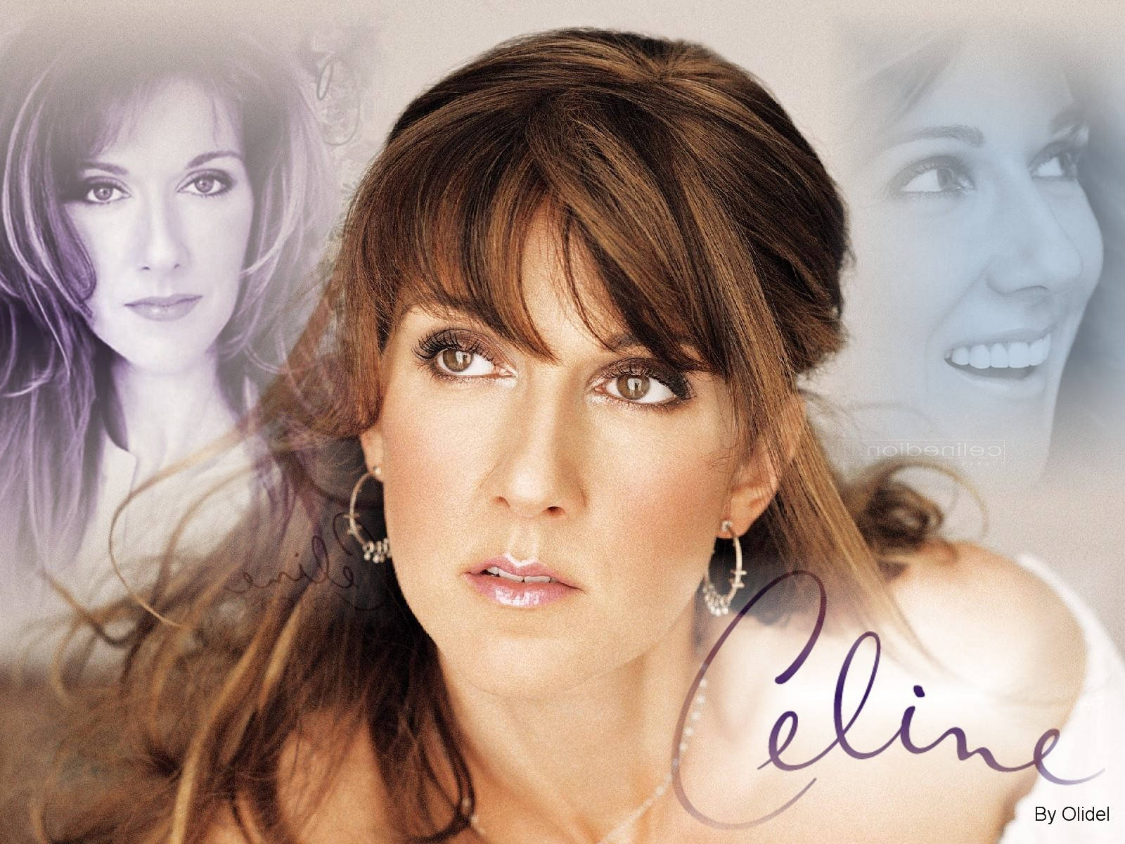 Celine Dion With Bangs Wallpaper
