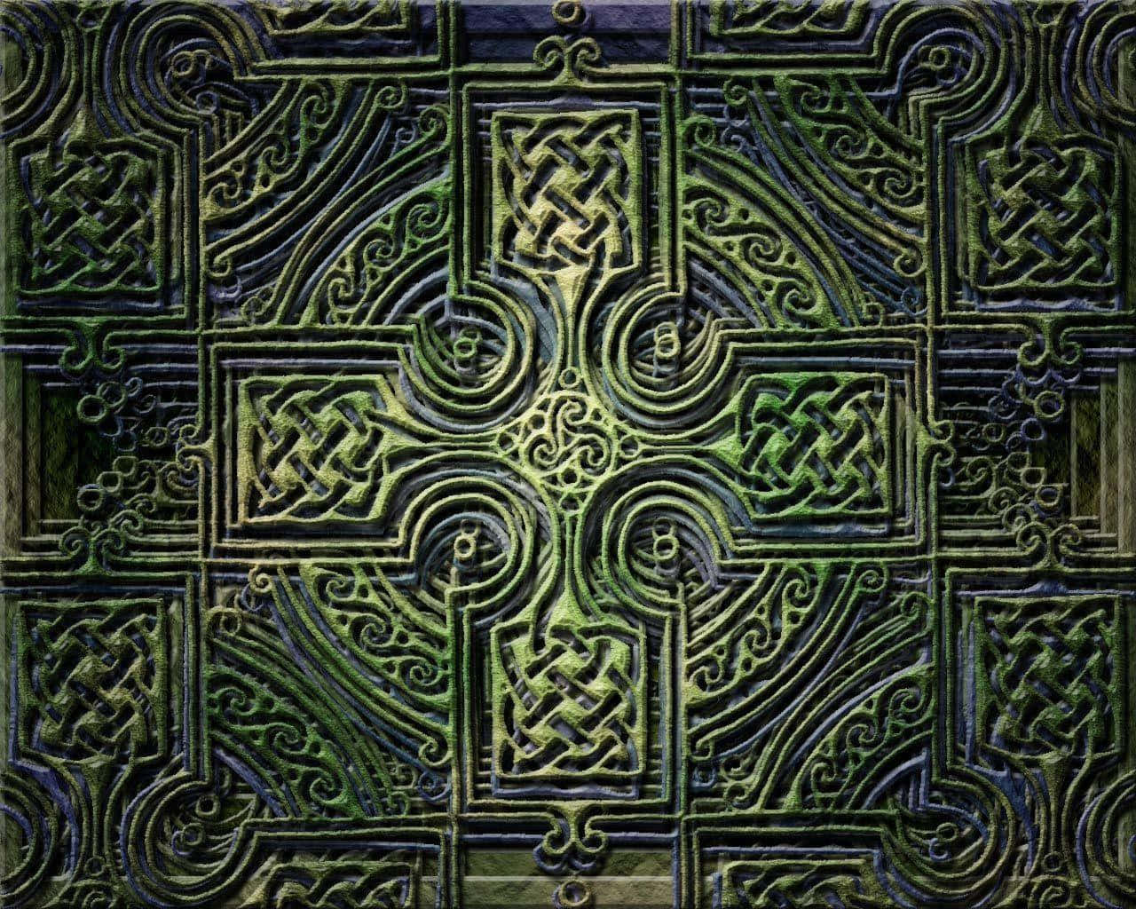 Celtic Cross Wall Art Wallpaper