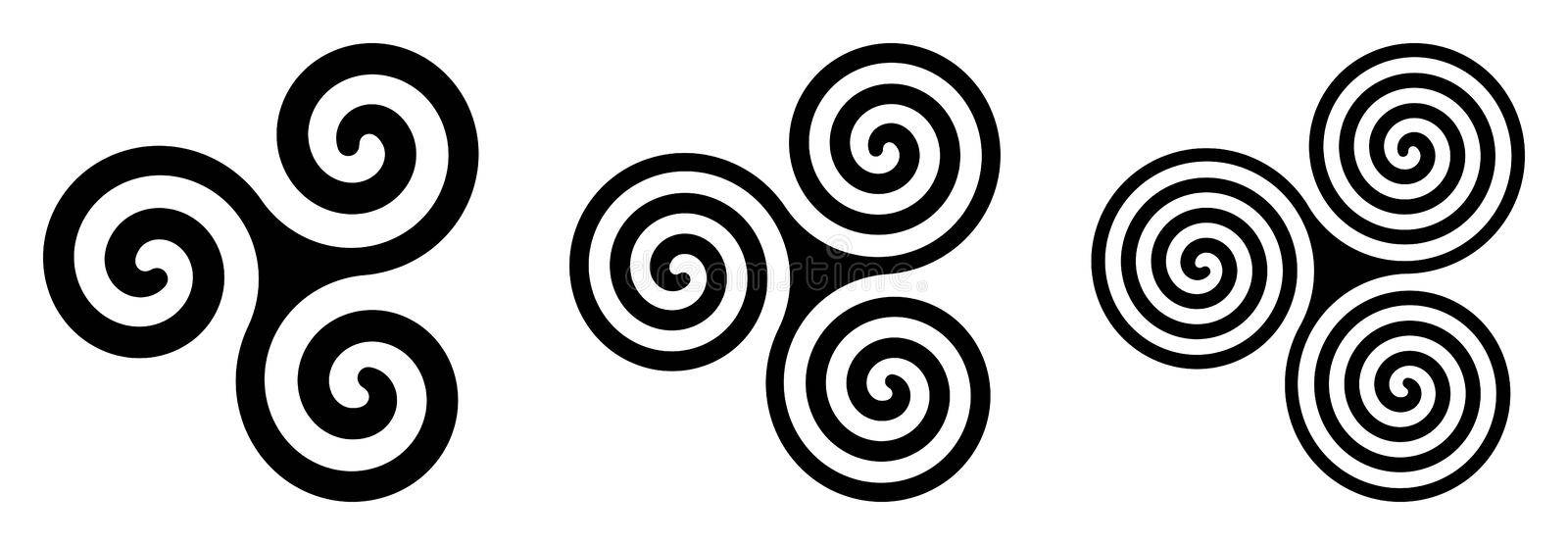 Celtic Triskelion And Alternatives Wallpaper