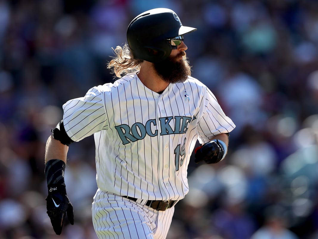 Charlie Blackmon Running Wallpaper