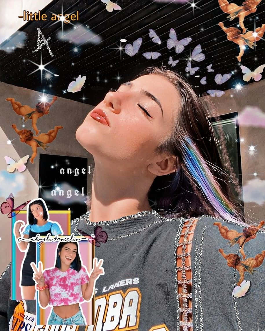 Charlie Damelio - An Up-and-coming Tiktok Star Wallpaper