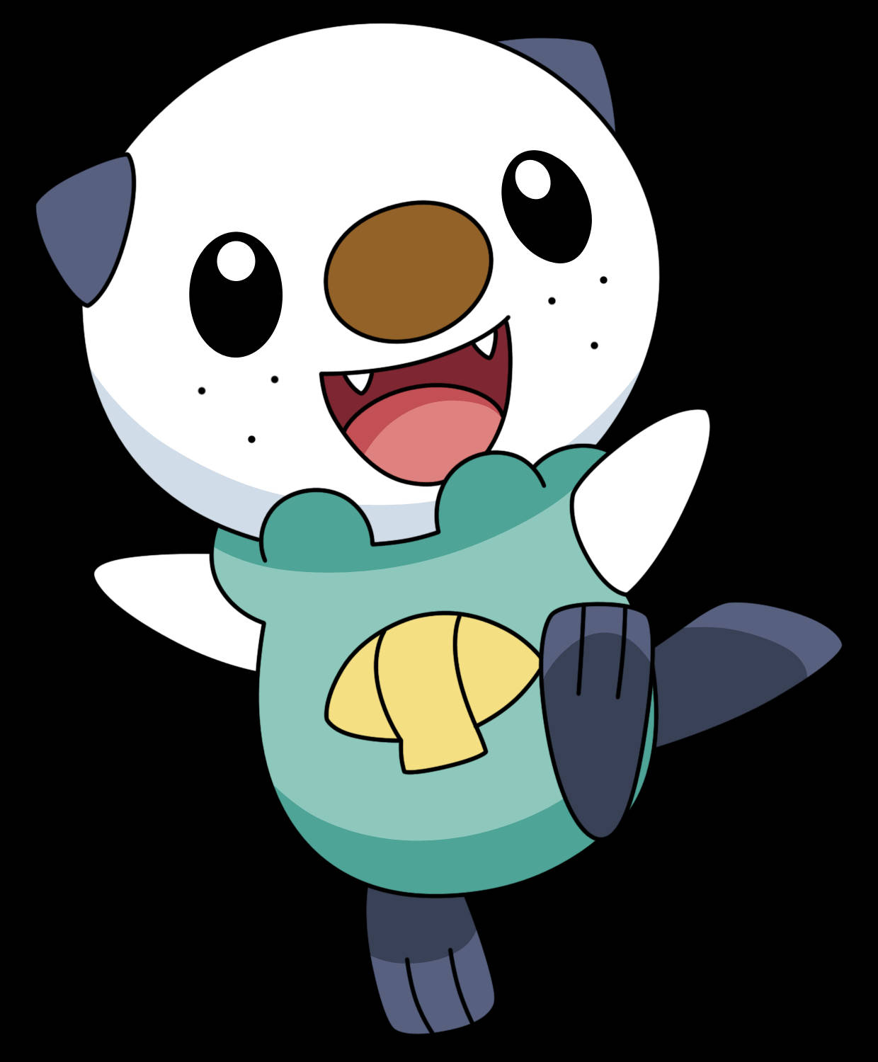 Cheerful Oshawott Wallpaper