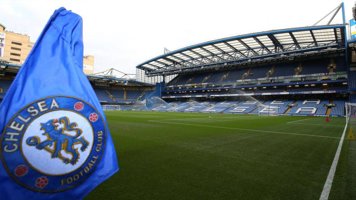 Chelsea Flag At Stamford Bridge Wallpaper