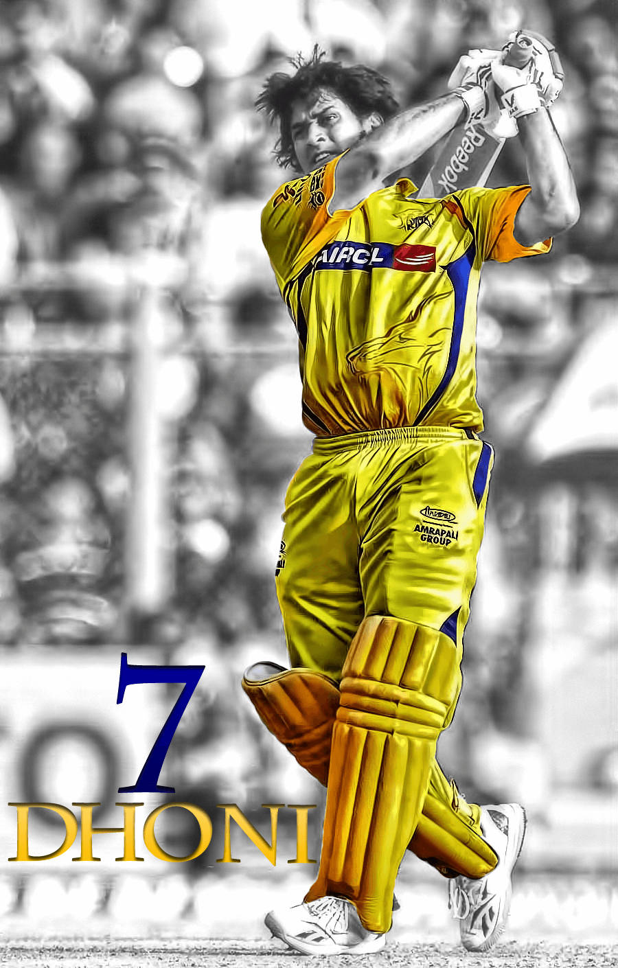 Chennai Super Kings Yellow Gray Wallpaper