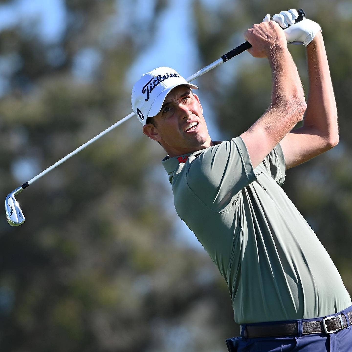 Chesson Hadley Swinging His Golf Club Wallpaper