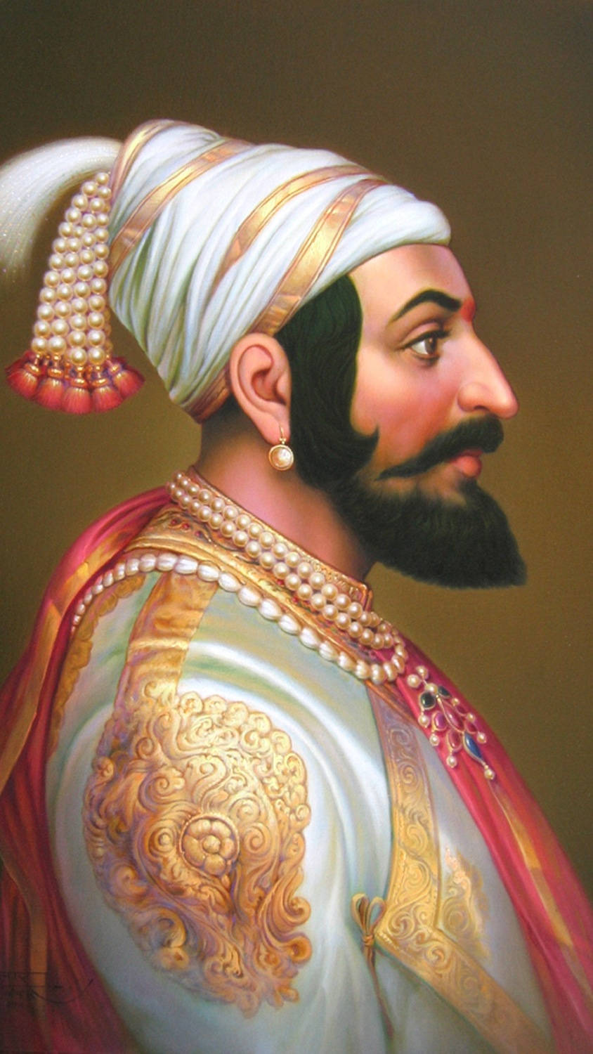 Chhatrapati Shivaji Maharaj Side View Wallpaper