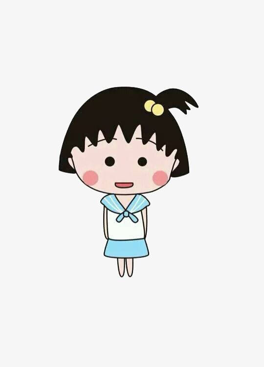 Chibi Maruko Chan In Dress Wallpaper