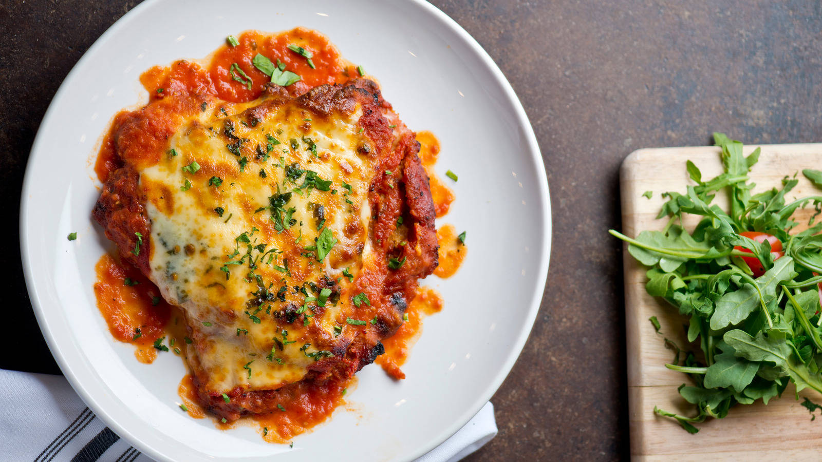 Chicken Parmigiana Cheese Tomato Sauce Overloaded Wallpaper