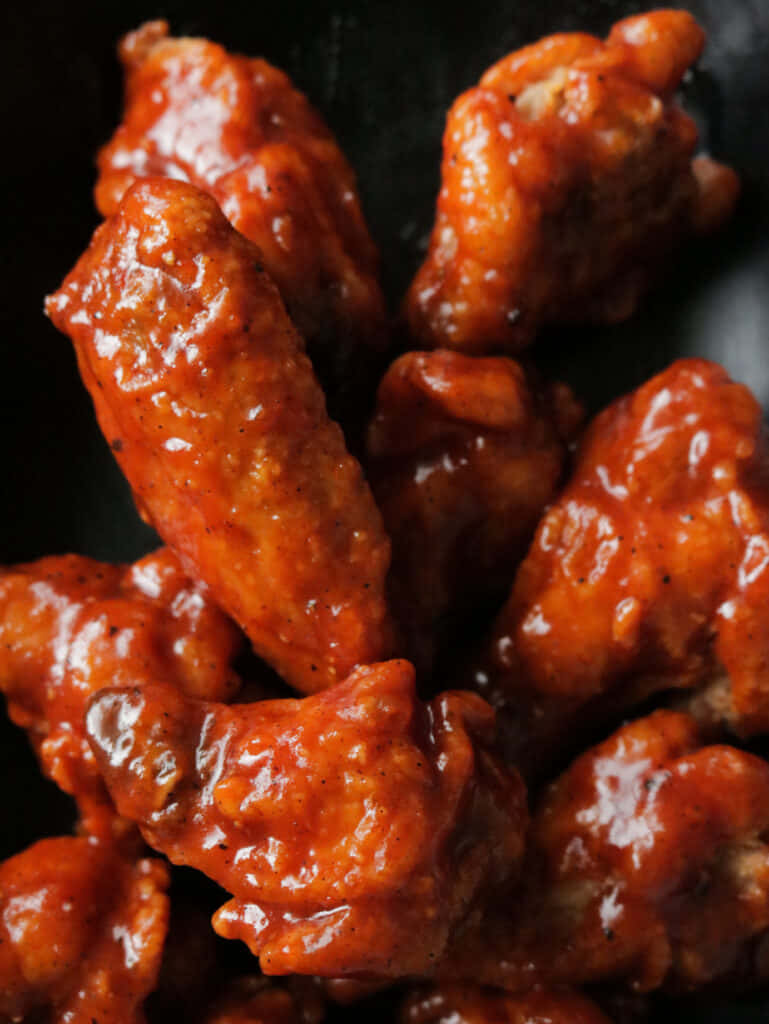 Chicken Wings Red Sauce Wallpaper