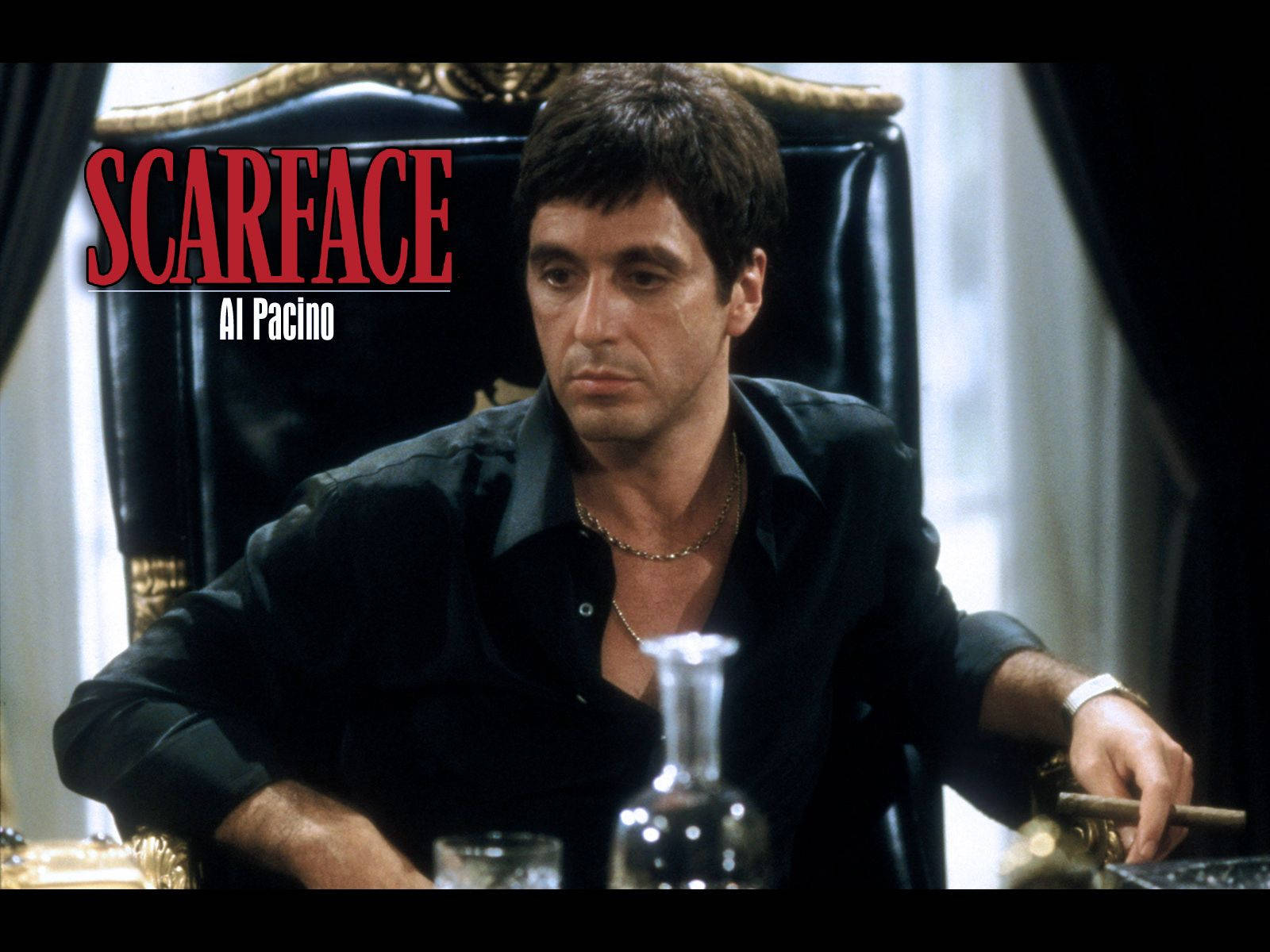 Chilling Scarface Tony Montana Wallpaper