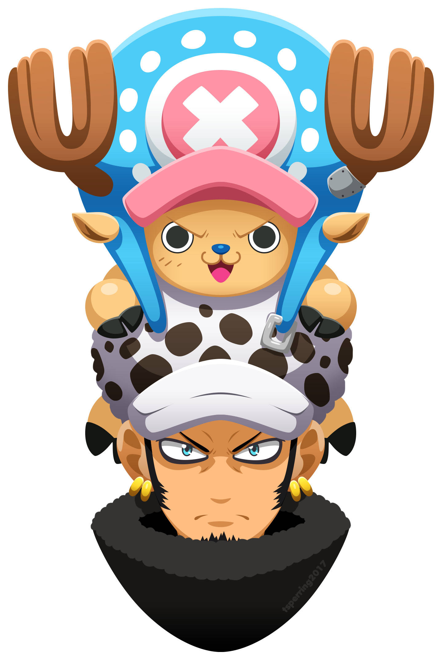 Chopper And Trafalgar Law One Piece Wallpaper