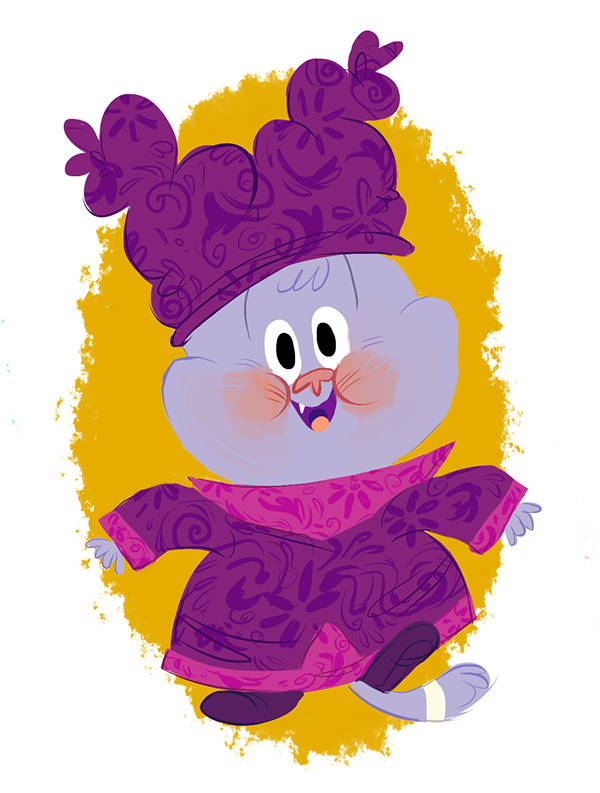 Chowder Cartoon Digital Painting Wallpaper