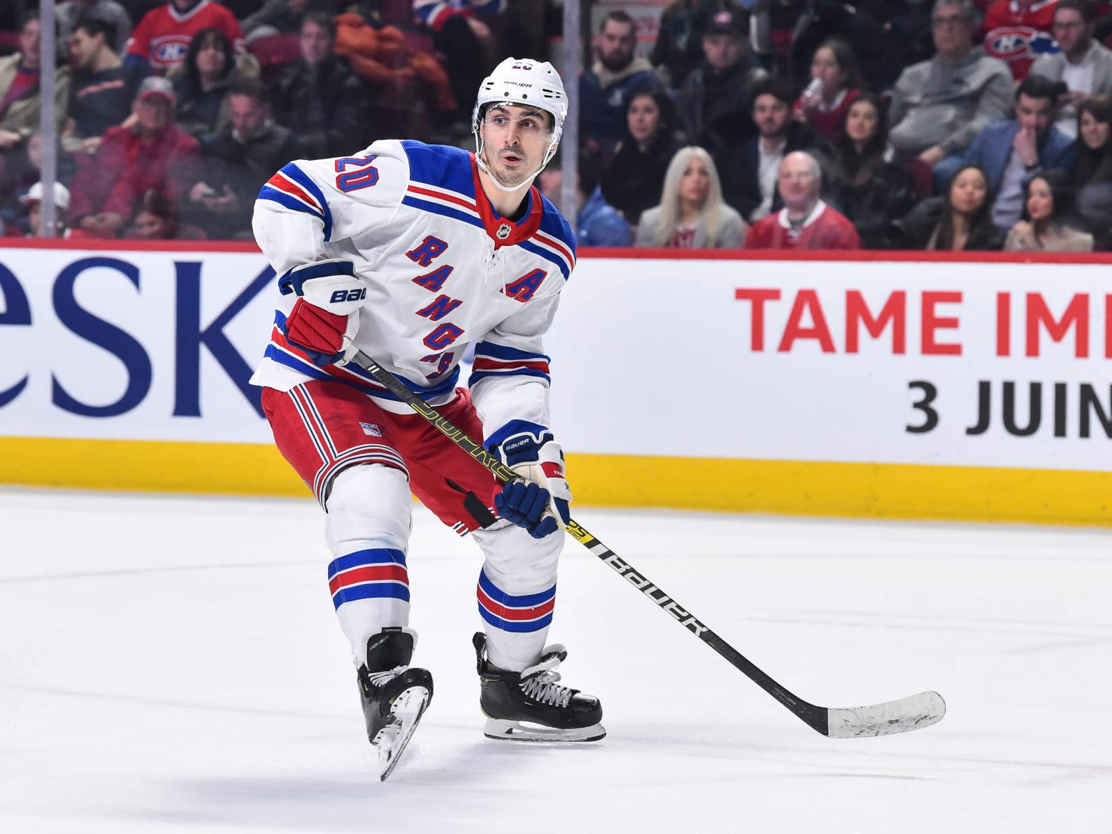 Chris Kreider Ny Ice Hockey Player Wallpaper