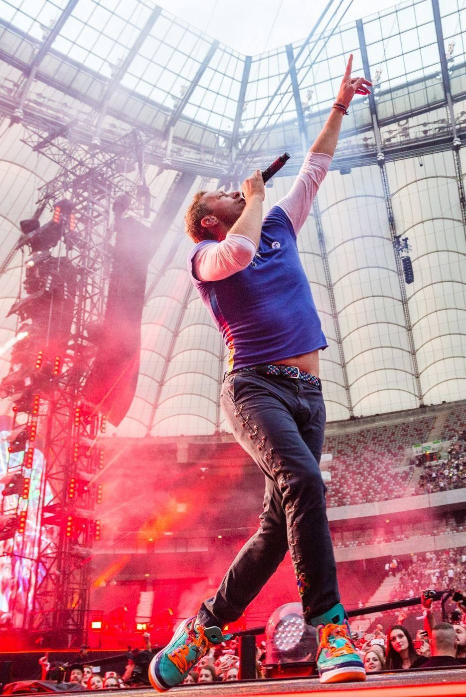 Chris Martin Pge Narodowy Wallpaper