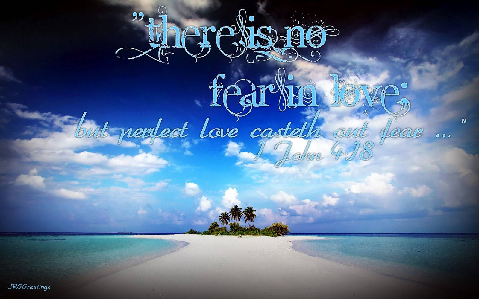 Christian Bible Verse Beach Wallpaper