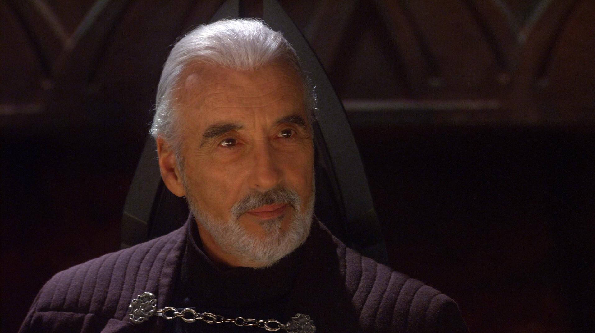 Christopher Lee Count Dooku Wallpaper