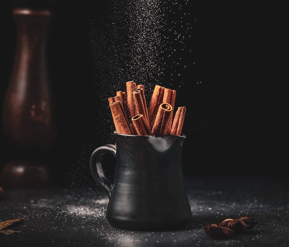 Cinnamon Sticks Still Life Shot Wallpaper